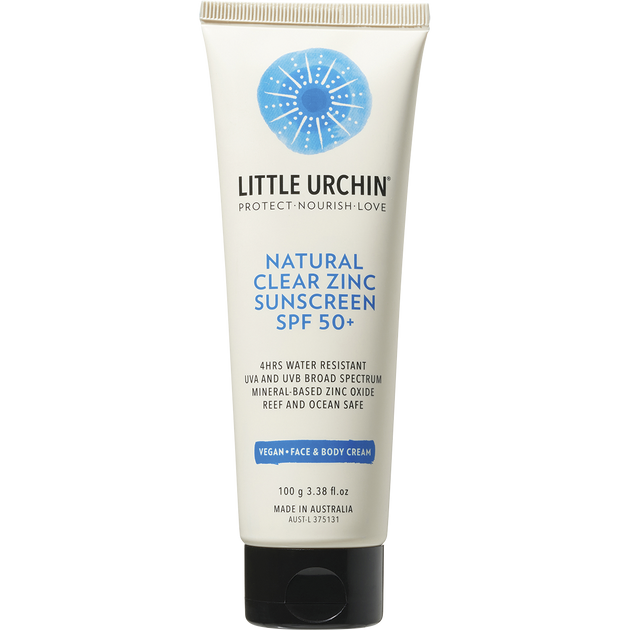 Little Urchin Clear Zinc SPF50 100g