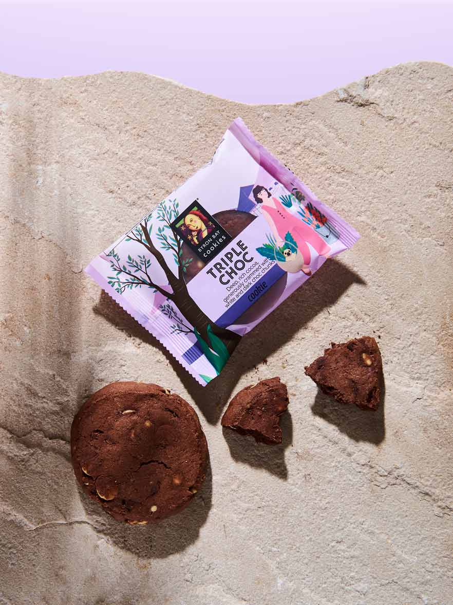 Byron Bay Triple Choc Cookie 60g
