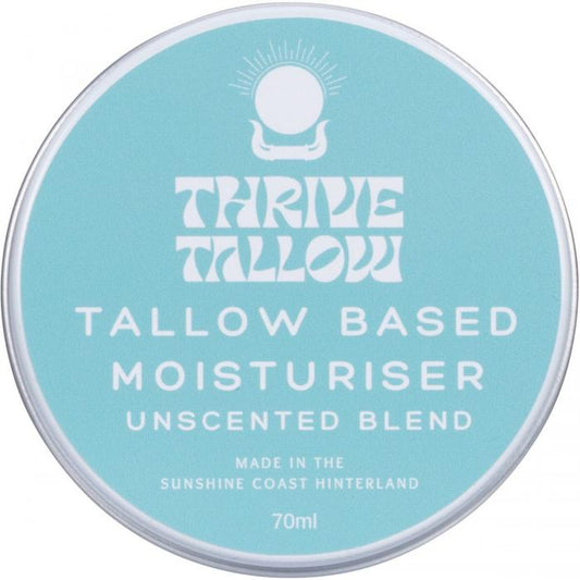 Thrive Tallow- Tallow Based Moisturiser Unscented 70ml