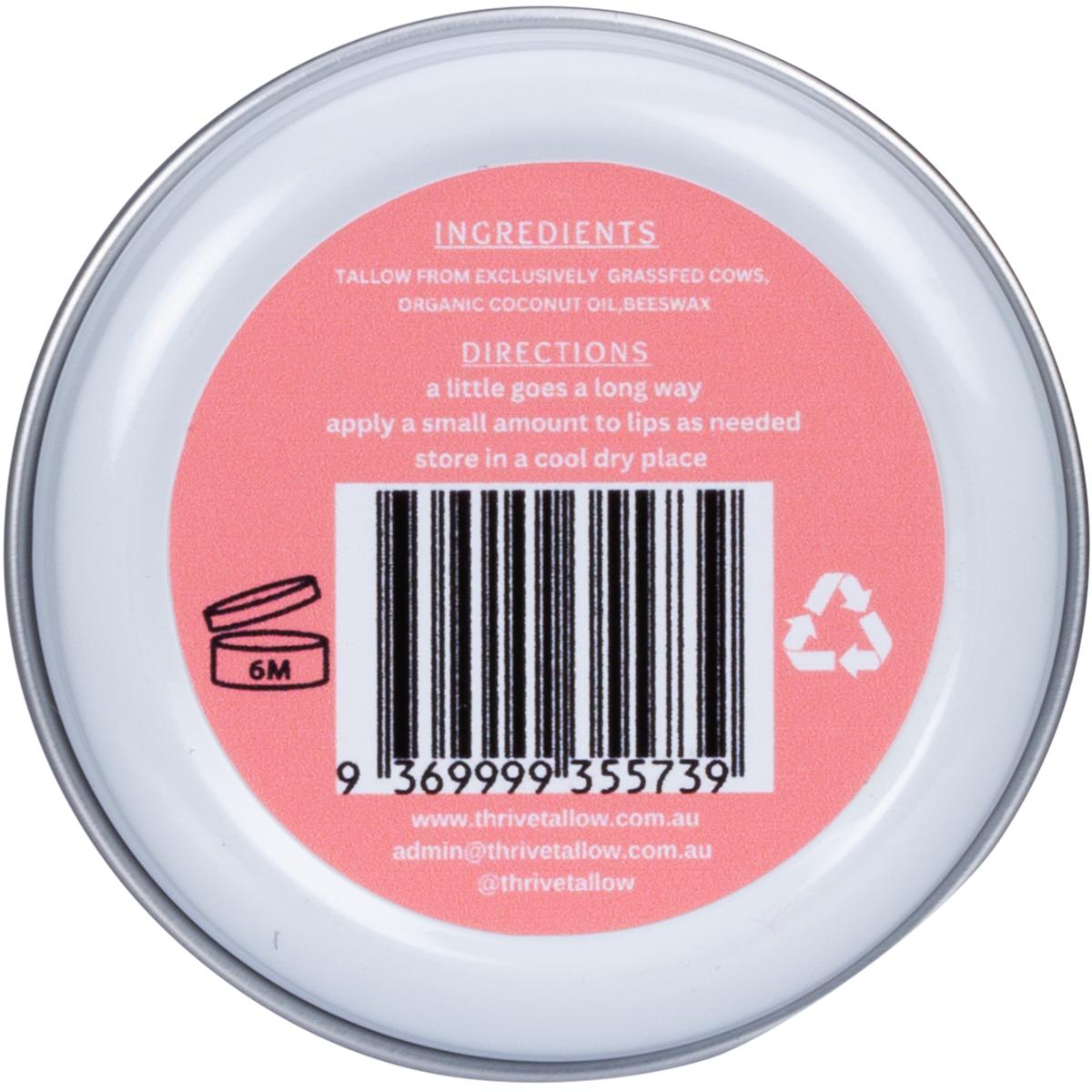 Thrive Tallow Tallow Lip Balm 35ml