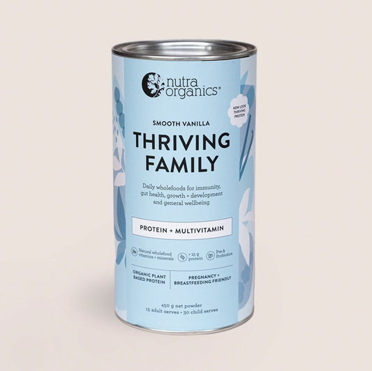 Nutra Organics Thriving Protein Vanilla 450g