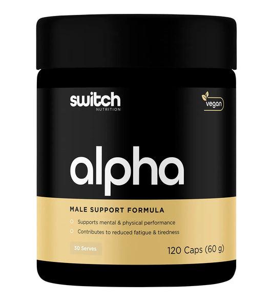 SWITCH Alpha Male Support Formula 120 Capsules