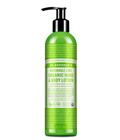 Dr Bronner's Patchouli Lime Lotion 237ml