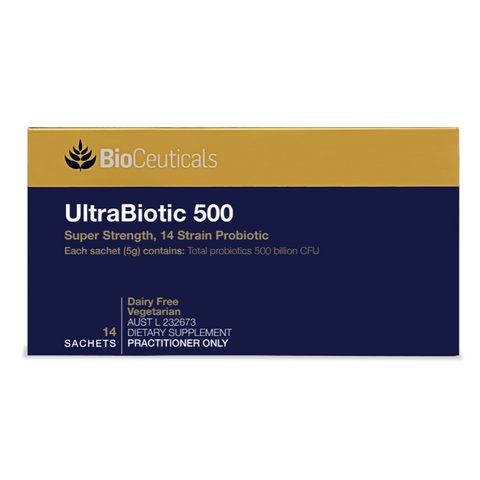Bioceuticals UltraBiotic 500 – Oral Powder – 14 sachets (70g)