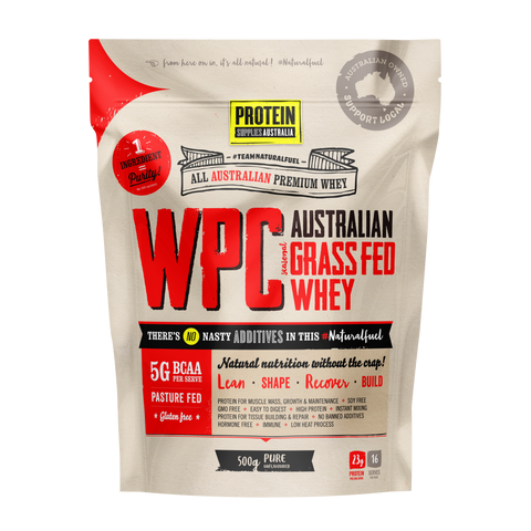 Protein Supplies Australia Whey Protein concentrate (WPC) Pure 500g