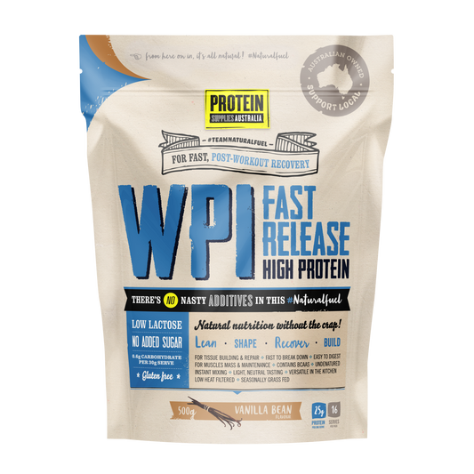 Protein Supplies Australia WPI Vanilla Bean 500g
