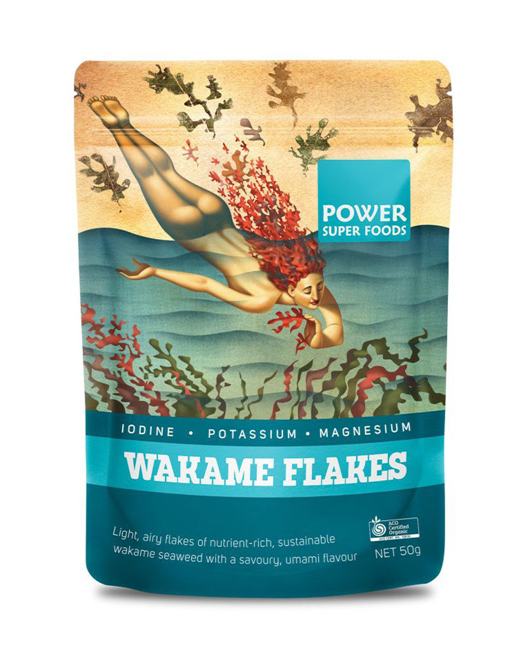 Power Super Foods Wakame Flake Organic 50g