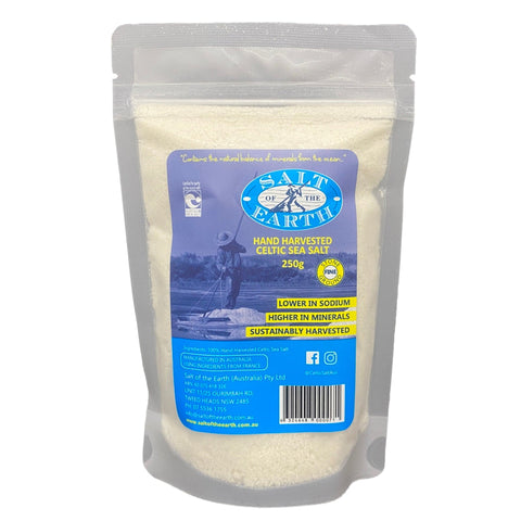 Salt Of The Earth Hand Harvested Celtic Sea Salt Fine 250g