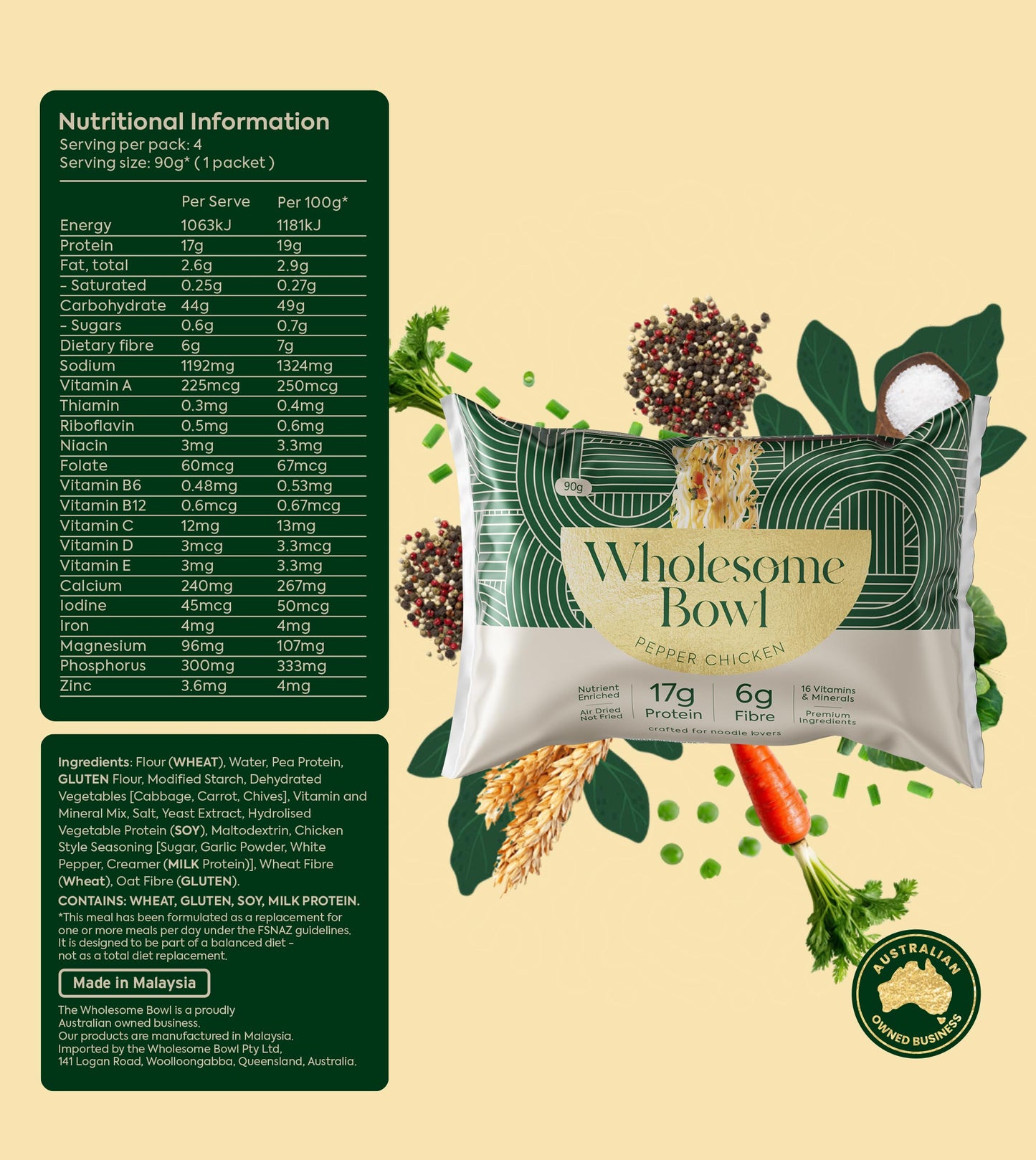 Wholesome Bowl Instant Protein Noodles