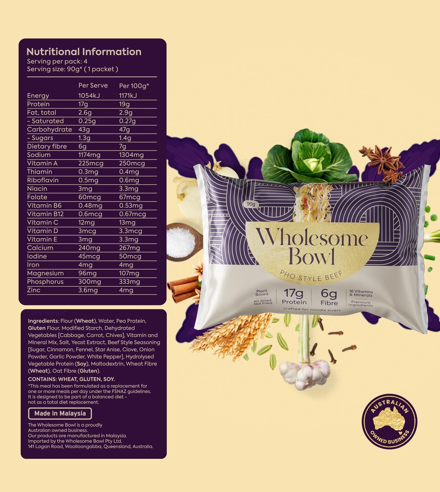 Wholesome Bowl Instant Protein Noodles