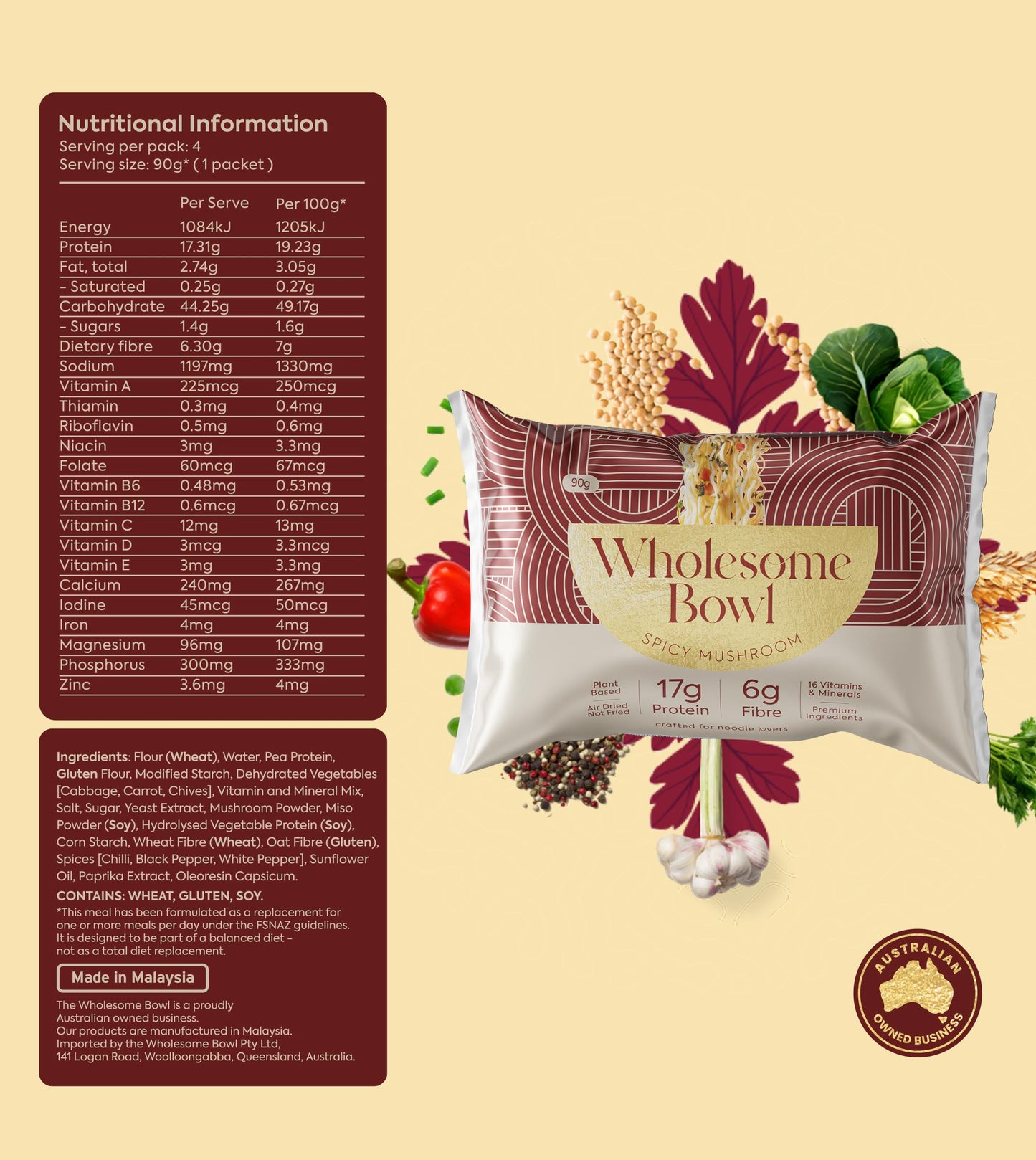 Wholesome Bowl Instant Protein Noodles
