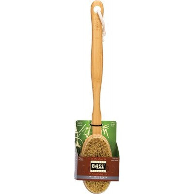BASS BRUSHES The Skin Brush Bamboo Handle, Sisal Bristles 1