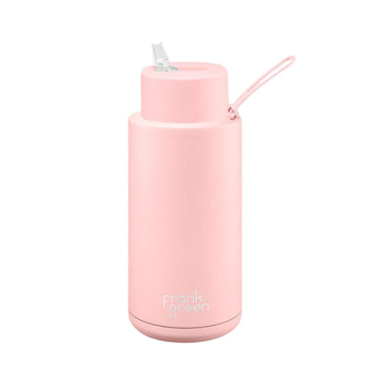 Frank Green 34oz Ceramic Reusable Bottle -Blushed (1 Litre)