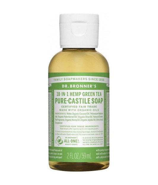 Dr Bronner's Green Tea Castile Liquid Soap 59ml