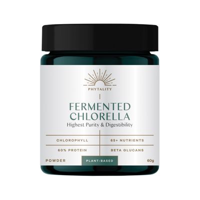 Phytality Fermented Chlorella Powder 60c