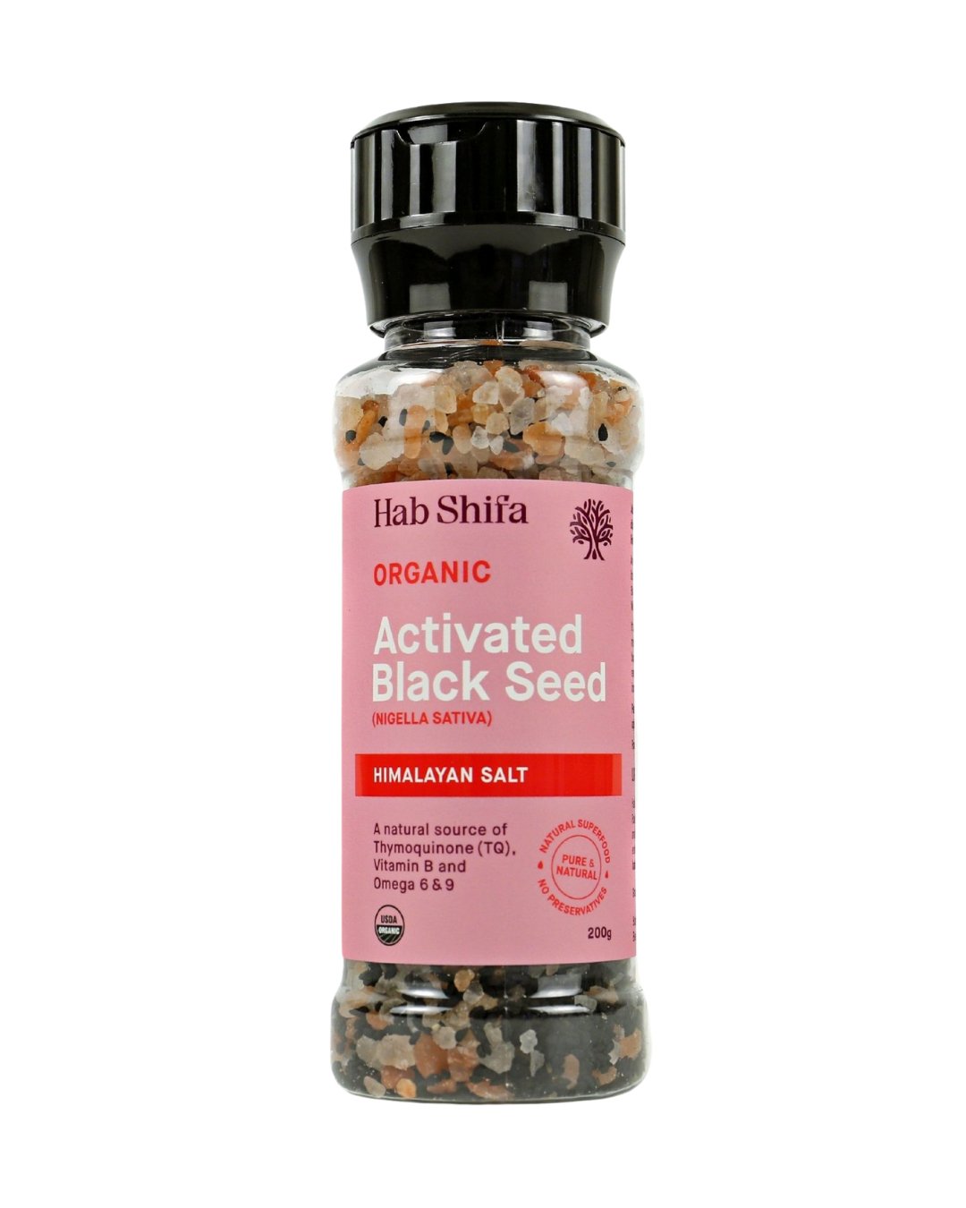 HabShifa Black Seed Salt Grinder 200g