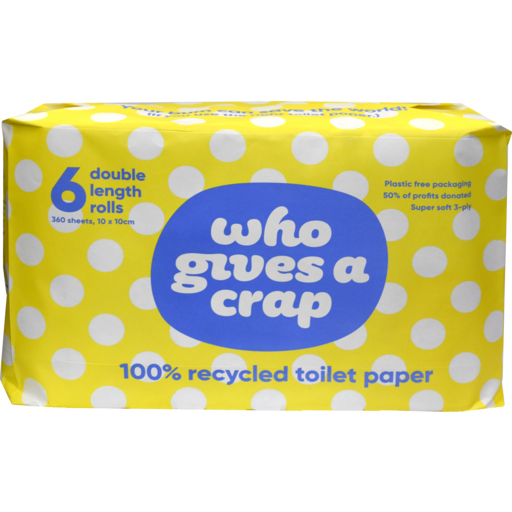 Who Gives a Crap Toilet paper 6pk
