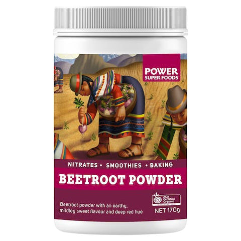 Power Super Foods Beetroot Powder - Origin Cert Organic 170G