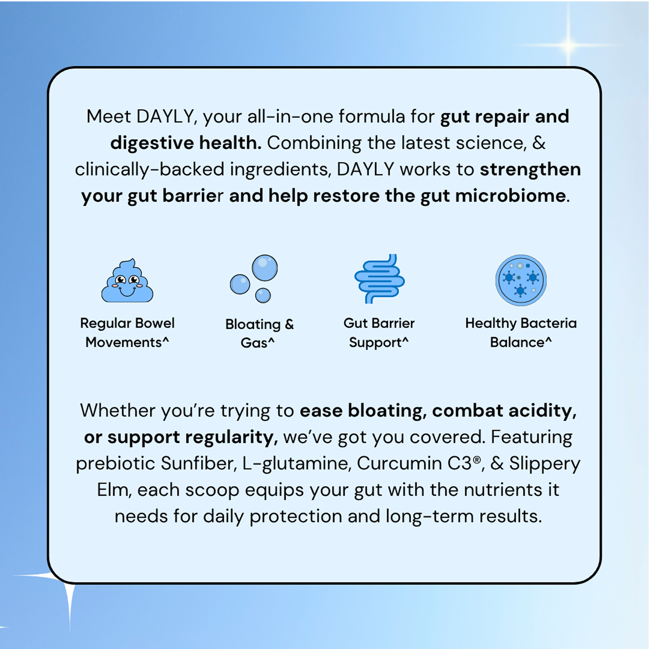 DAYLY Gut Superfruits 153g