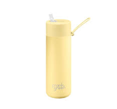 Frank Green 20oz Ceramic Reusable Bottle -Buttermilk (595ml)