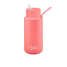 Frank Green 34oz Ceramic Reusable Bottle- Sweet Peach  (1 Litre)