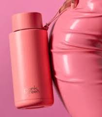 Frank Green 34oz Ceramic Reusable Bottle- Sweet Peach  (1 Litre)