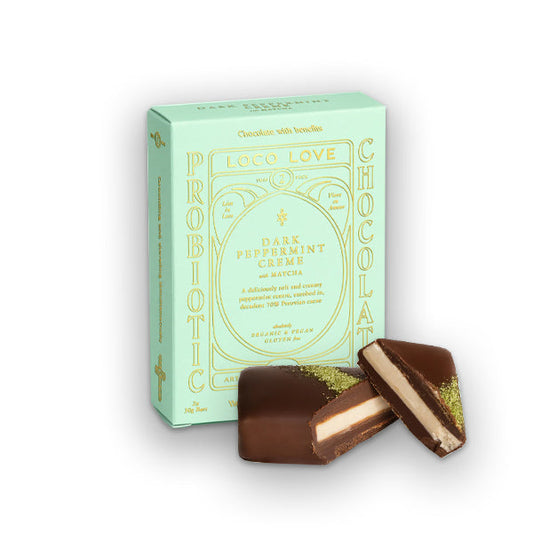 Loco Love Dark Peppermint Creme Twin Pack 70g