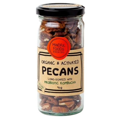 Mindful Foods Pecans 90g - Organic & Activated