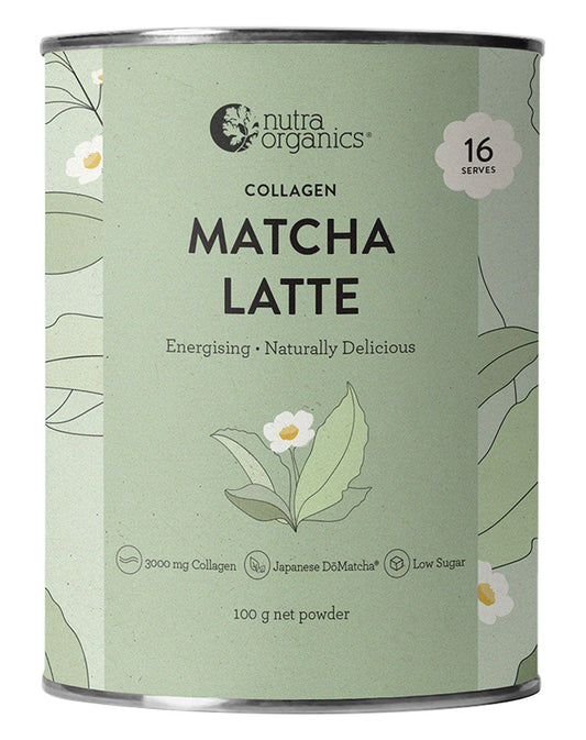 Nutra Organics Matcha Collagen Latte 100g