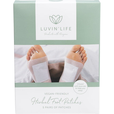 Luvin Life Herbal Foot Patches Contains 5 Pairs (10 Patches)