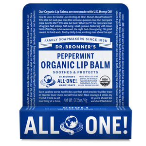 Dr Bronners Lip Balm Peppermint