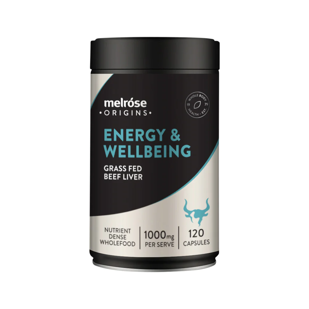 Melrose Energy and Wellbeing Beef Liver Capsules 120c