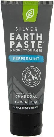 Redmond Earthpaste Toothpaste with Silver Peppermint & Charcoal 113g