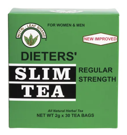 NUTRI-LEAF Herbal Tea Bags Dieter's Tea Regular 30pk