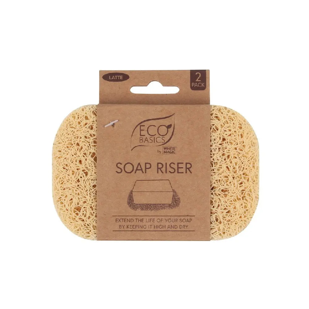 White Magic Eco Basics Soap Riser 2pk