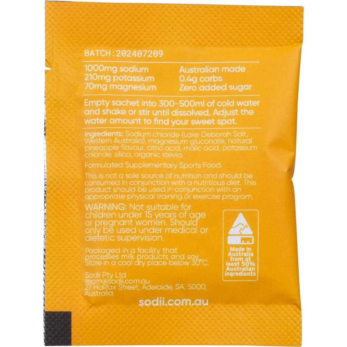 Sodii Salty Pineapple 30pk