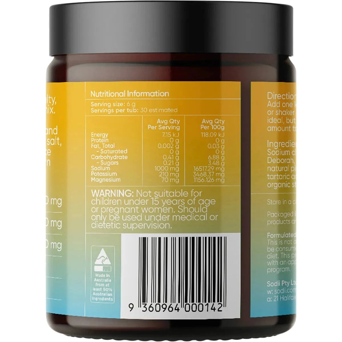 Sodii Salty Pineapple 185g