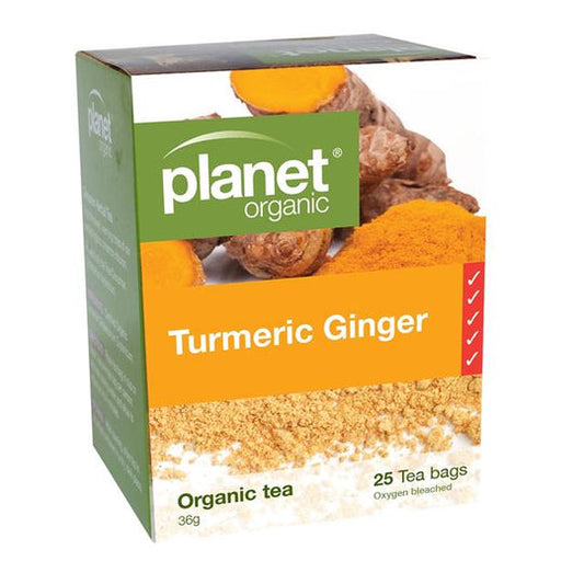 Planet Organic Turmeric Ginger 25tb