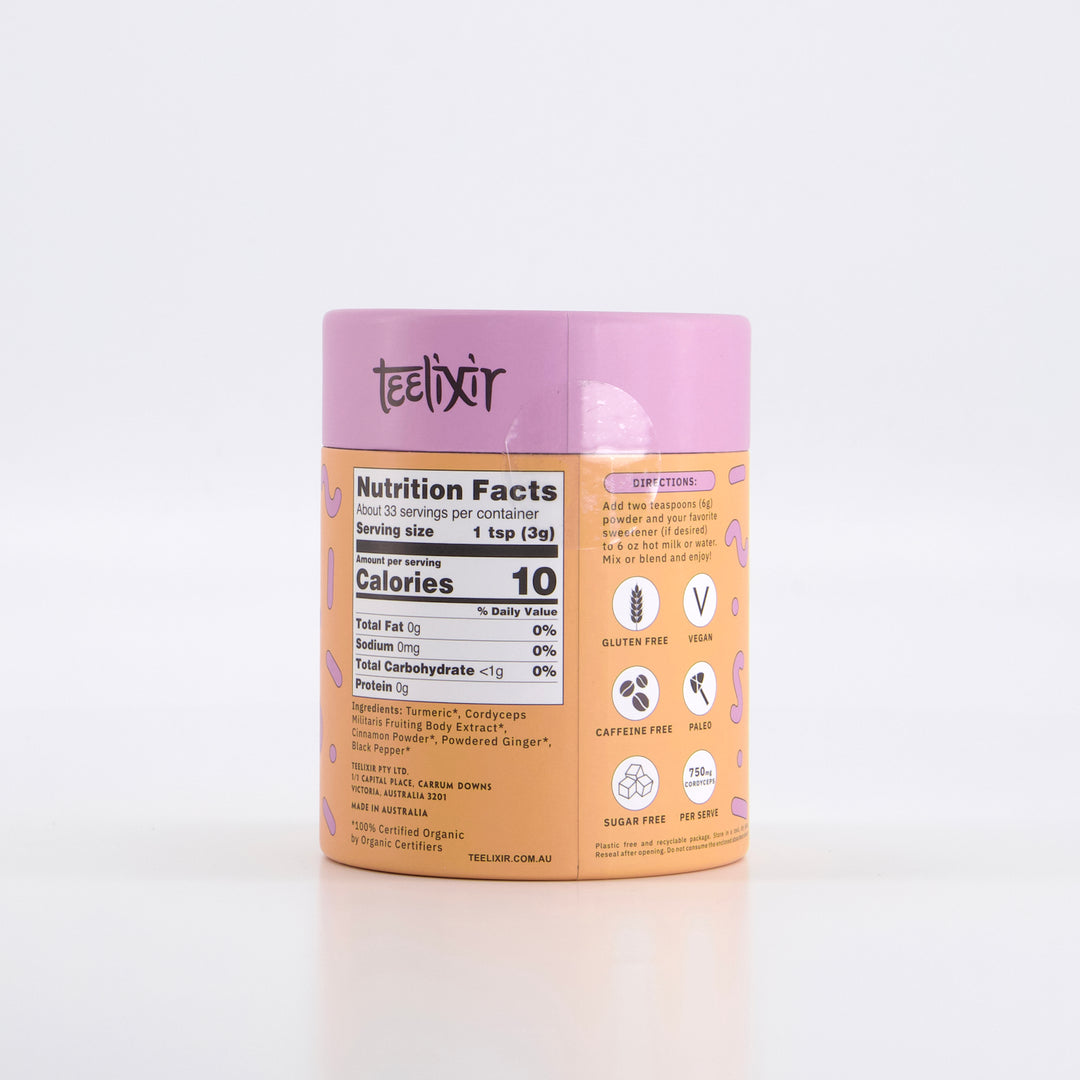 Teelixir Organic Mushroom Turmeric Latte 100g