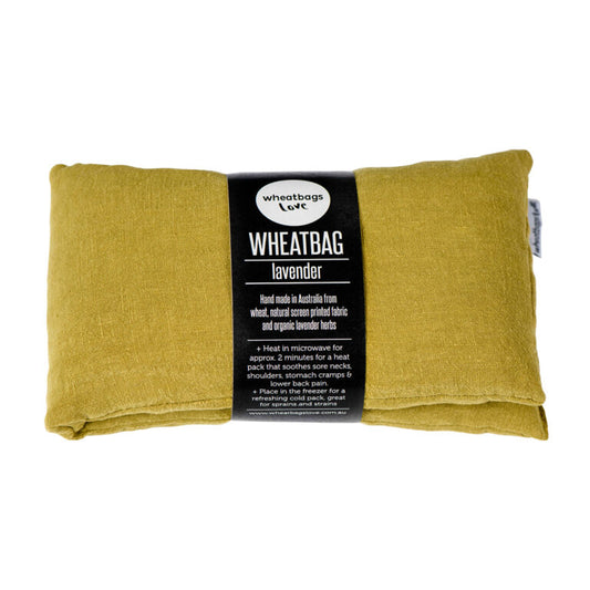 Wheatbags Love Luxe Linen Pistachio Lavender Scent 1pk