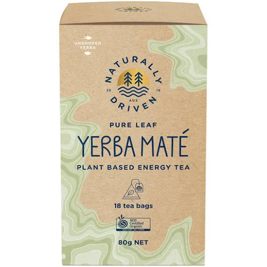 Naturally Driven Organic Yerba Mate 18 tea bags