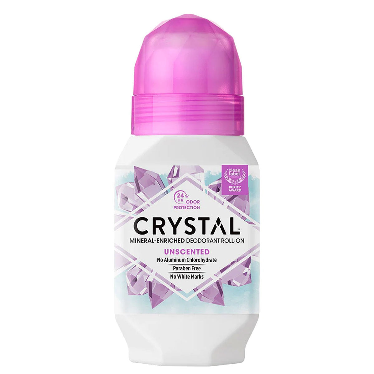 Crystal Roll-on Deodorant Unscented 66ml