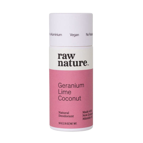 Raw Nature Deodorant Geranium + Lime 50g