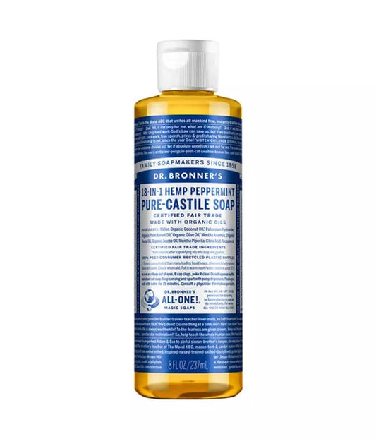 Dr. Bronner's Castile Liquid Soap Peppermint 237mL