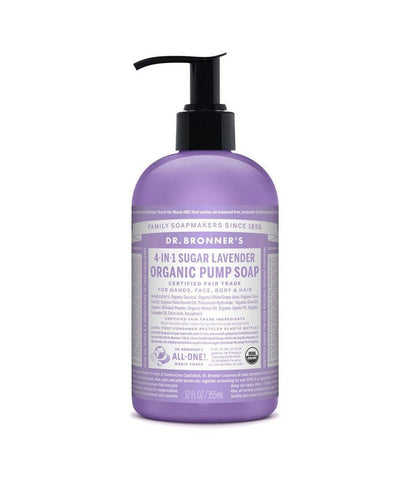 Dr Bonners Lavender Pump SOAP 355ml
