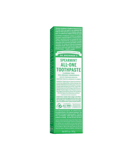 Dr. Bronner's Toothpaste Spearmint 140g