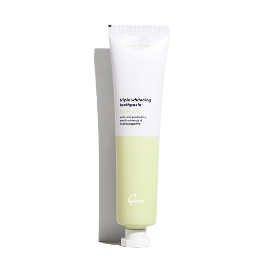 Gem Triple Whitening Toothpaste: Apple Mint