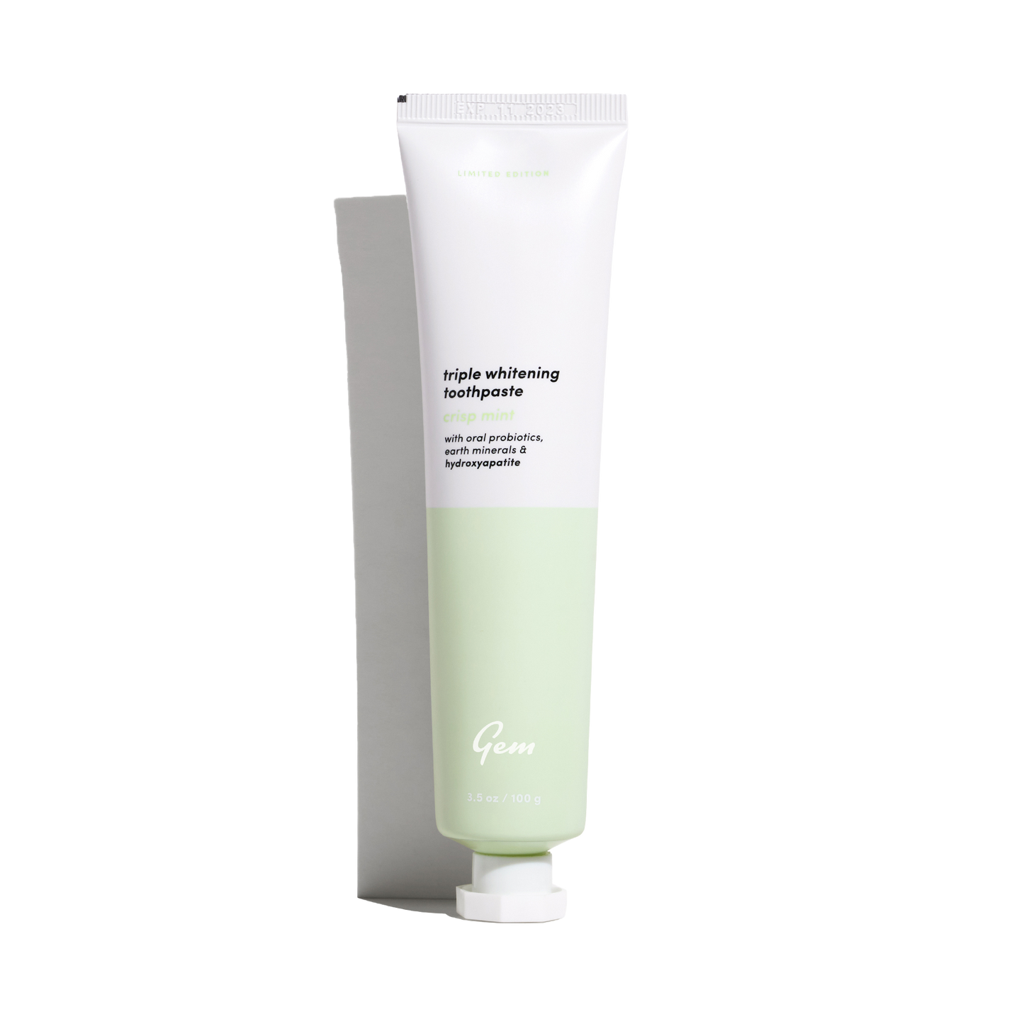 Gem Triple Whitening Toothpaste: Crisp Mint