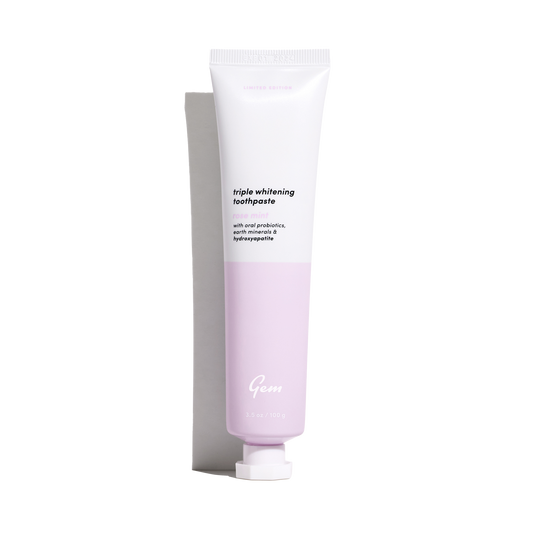 Gem Triple Whitening Toothpaste: Rose Mint