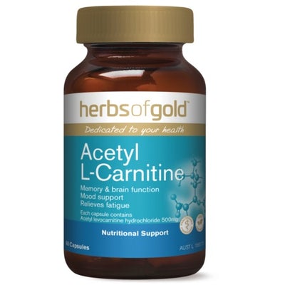 Herbs of Gold Acetyl-L-Carnitine 120vc